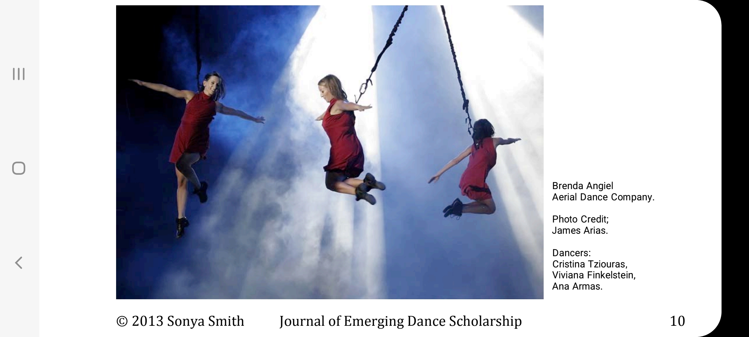 Journal of Emerging Dance scholarship